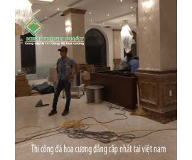 Đá hoa cương granite marble vàng đen trắng, cầu thang bếp nền cột mặt tiền 053