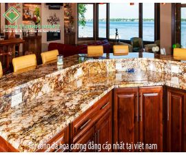 Mẫu đá hoa cương marble đá granite màu vàng đen trắng ốp bếp 034 Mẫu đá hoa cương marble đá granite màu vàng đen trắng ốp bếp 034