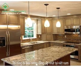 Mẫu đá hoa cương marble đá granite màu vàng đen trắng ốp bếp 042 Mẫu đá hoa cương marble đá granite màu vàng đen trắng ốp bếp 042