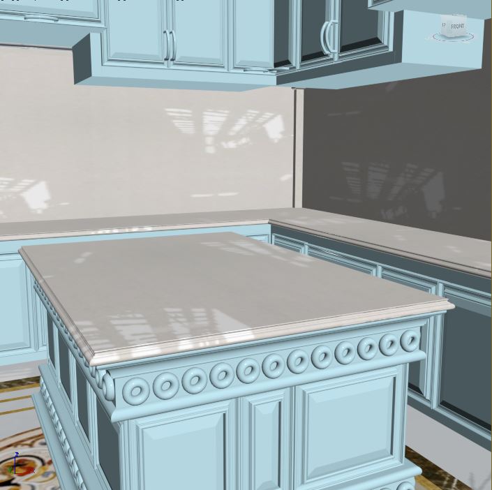 Đá hoa cương bếp kim thịnh phát lát bàn bếp