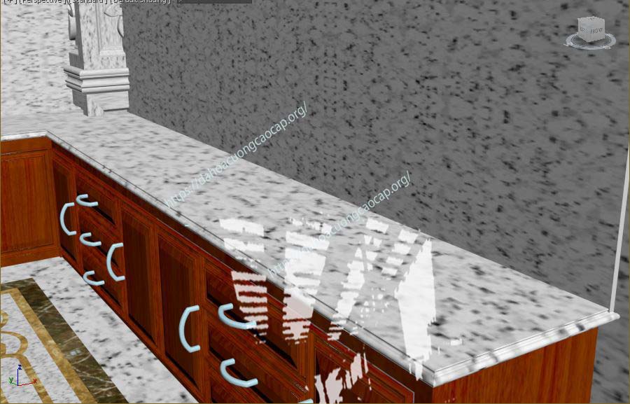 Đá hoa cương bếp rẻ nhất kim thịnh phát lát bếp