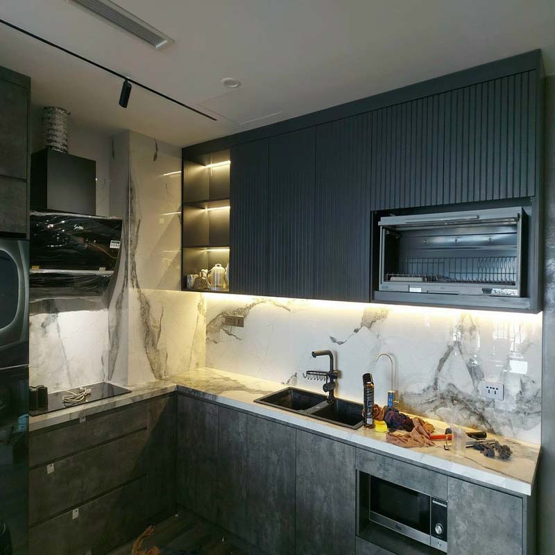 Đá hoa cương bếp rẻ nhất kim thịnh phát lát bếp